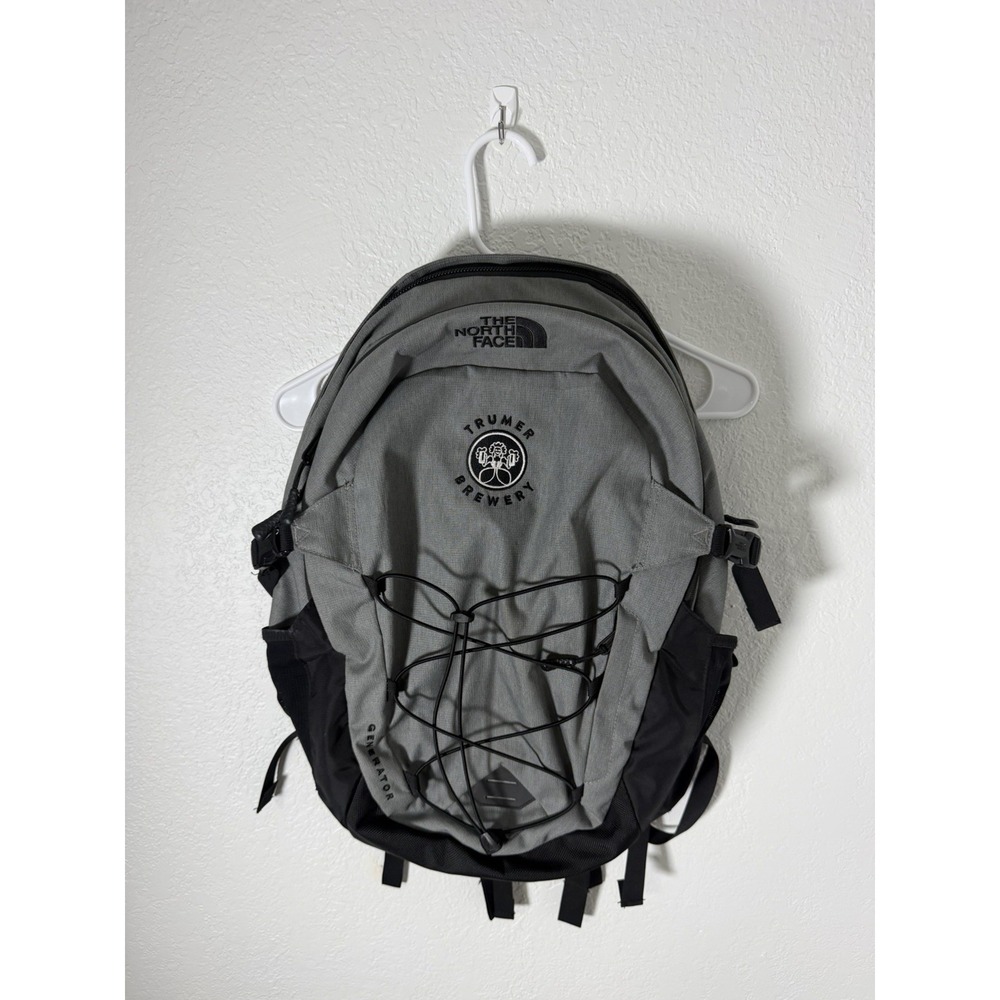The North Face Unisex Black Gray Generator Backpack Laptop Bag